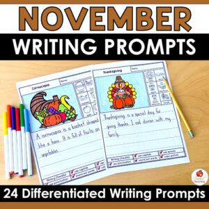 November Picture Writing Prompts for Kids