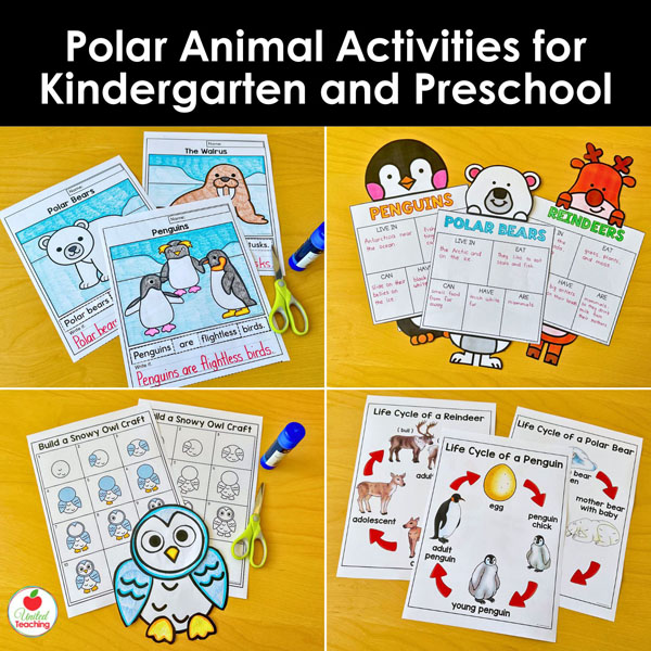 Polar Animals Activities for Kindergarten and Preschool