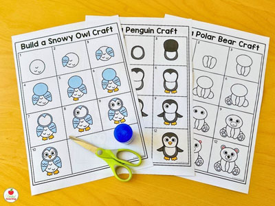 Build a Polar Animals craft instructions