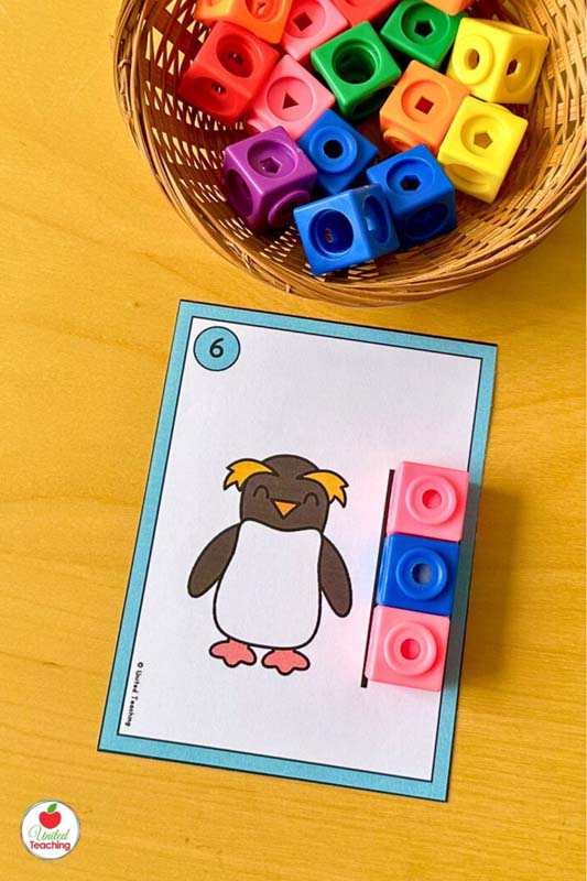 Penguin measurement task card