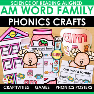 am word family crafts and activities