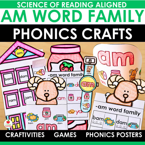 am word family crafts and activities