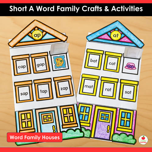 Short A Word Family Phonics Crafts and Activities Packet - Image 6