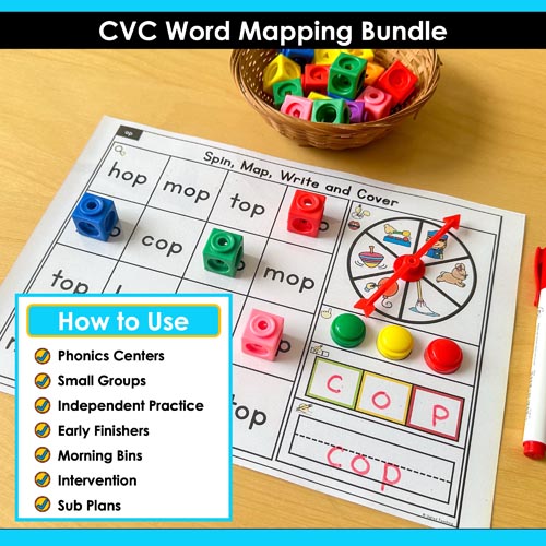 How to use the CVC Word Mapping Bundle