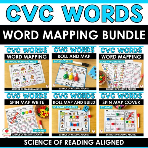 CVC Words Word Mapping Bundle