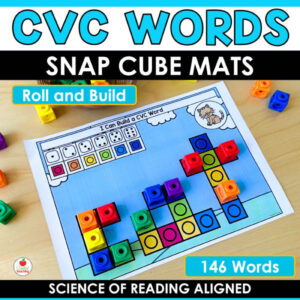 CVC Words Snap Cube Mats