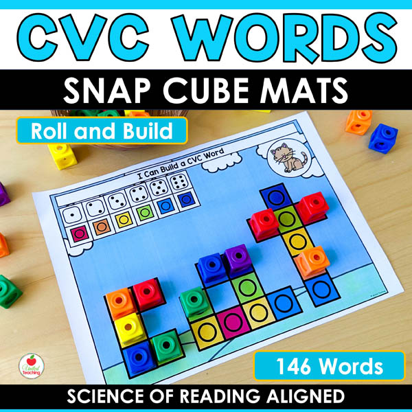 CVC Words Snap Cube Mats
