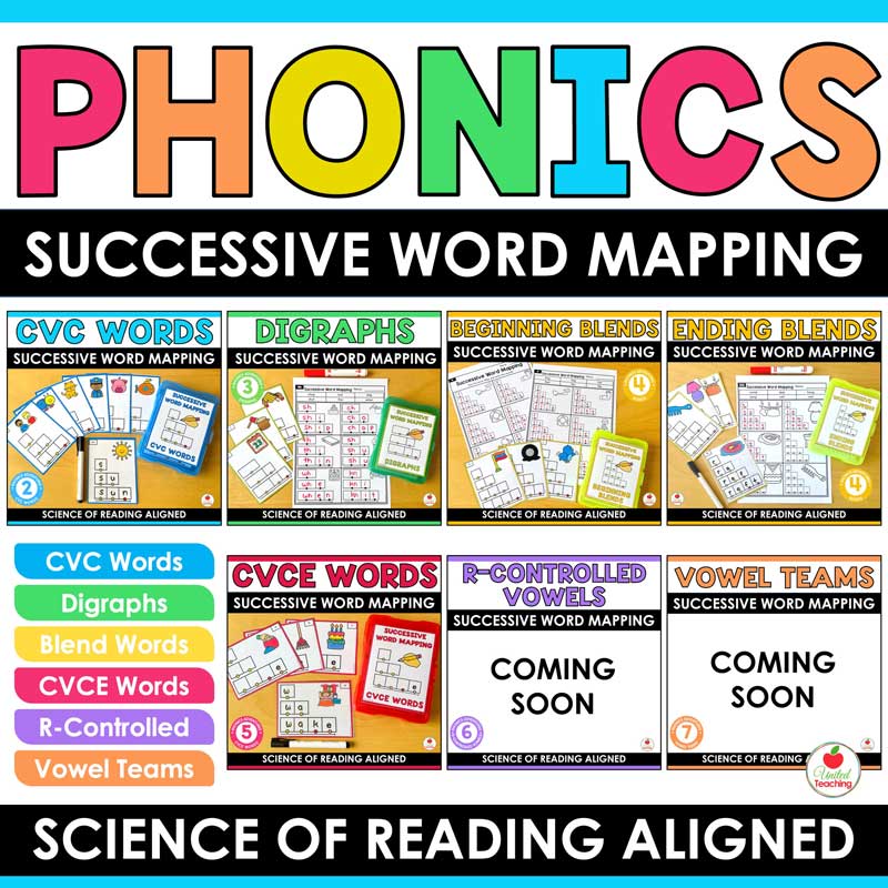 Phonics Successive Word Mapping Bundle Cover