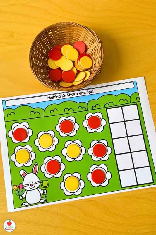 Spring shake and spill making 10 mat