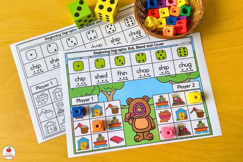 spring digraphs roll blend and cover partner game