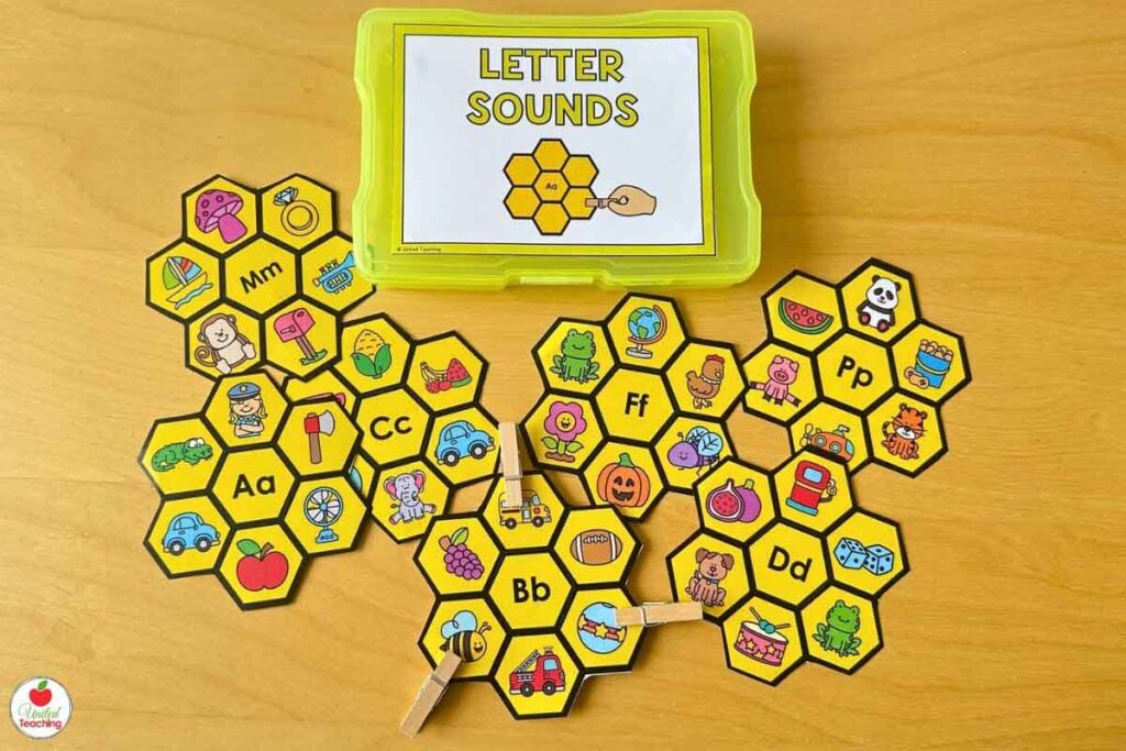 Spring beginning sound clip cards