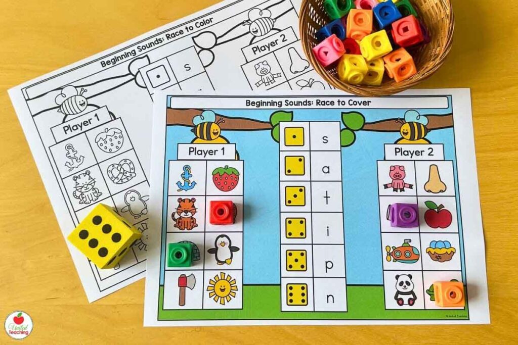 Spring Beginning Sounds Race to Cover Partner Games