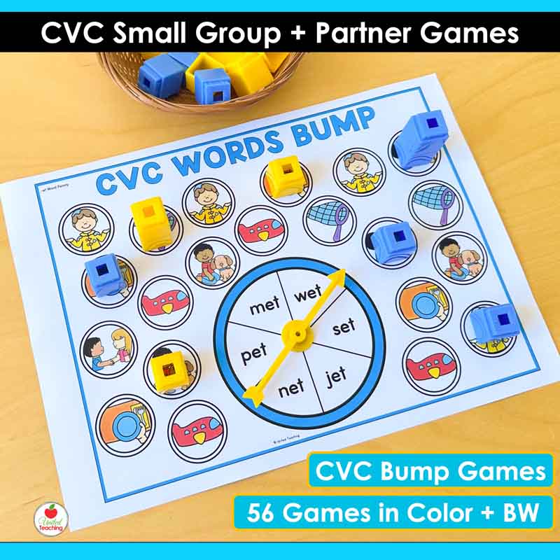 CVC Words Bump Game