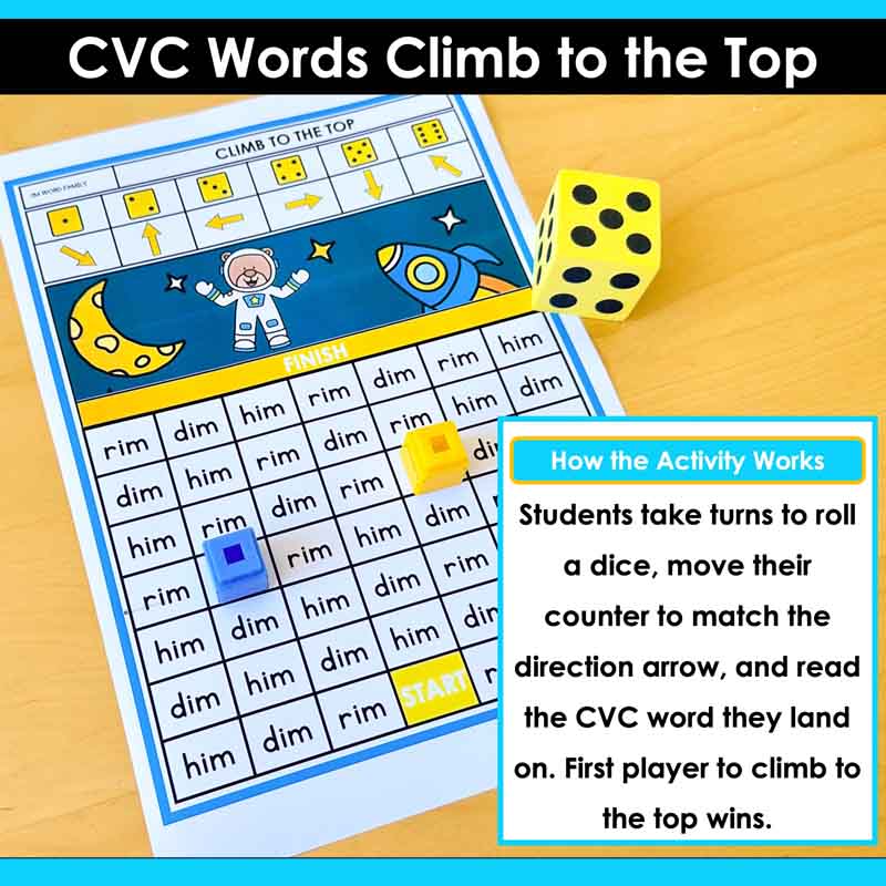 CVC Words Climb to the Top Games - Image 2