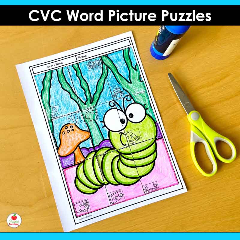 CVC Words Picture Puzzle