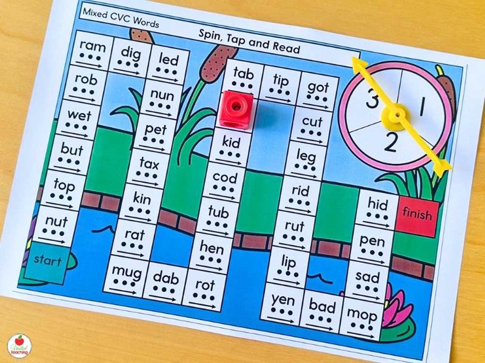 CVC Spin Blend and Read Board Game