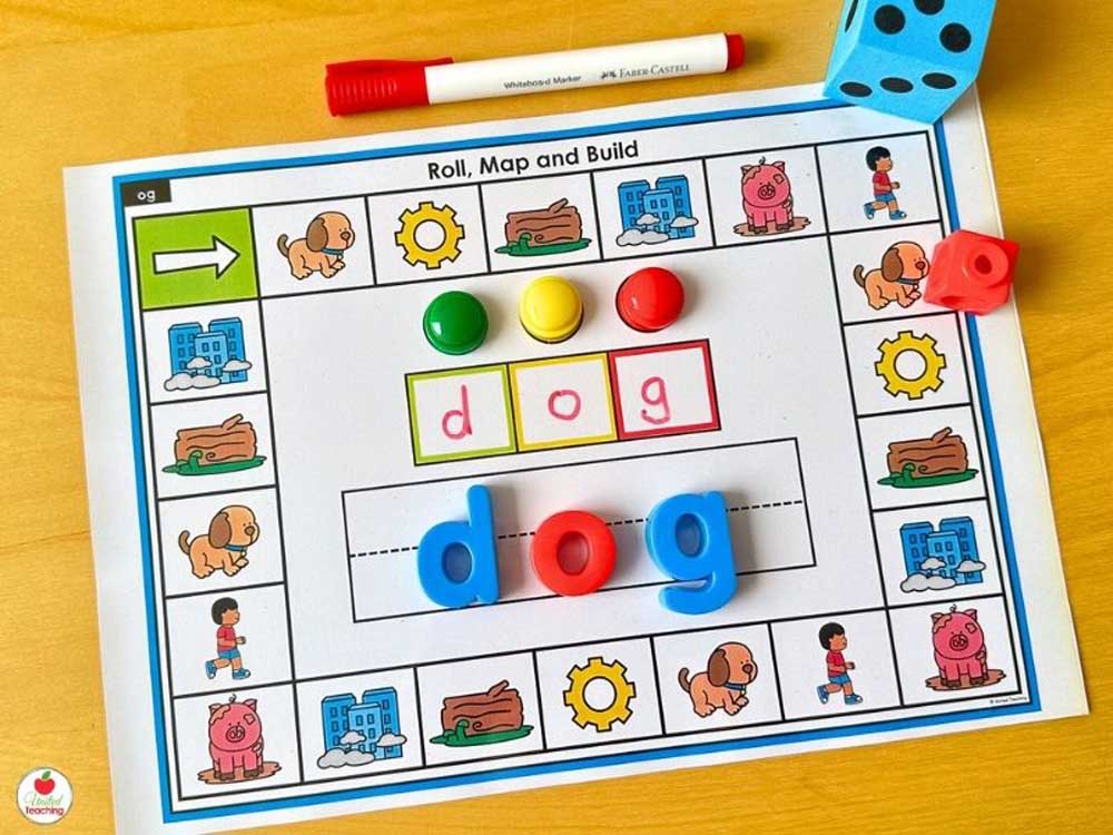 CVC Word Mapping game 