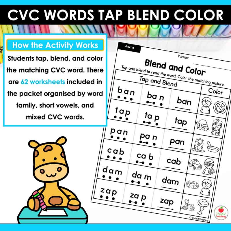 How the Tap Blend Color activity works
