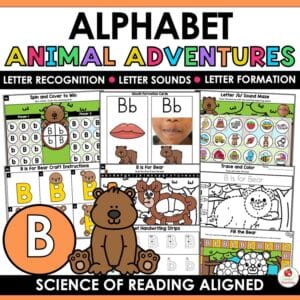 Alphabet Animal Adventures B is for Bear Crafts and Activities
