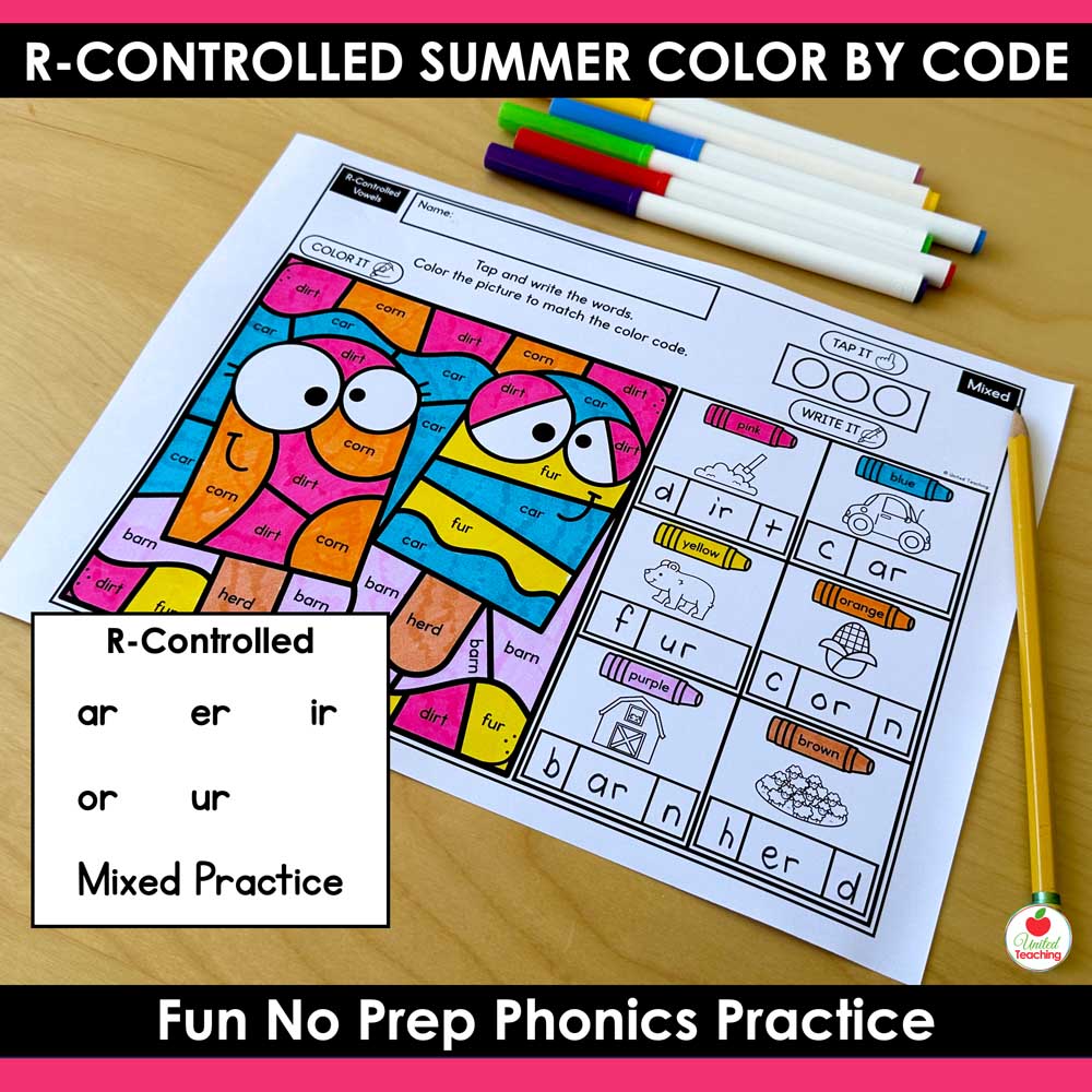 R-Controlled Vowels List