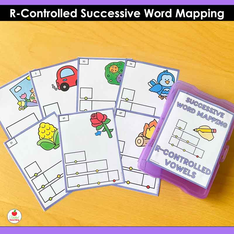 R-Controlled Successive Word Mapping Task Cards