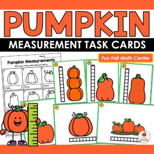 Pumpkin Measurement Task Cards